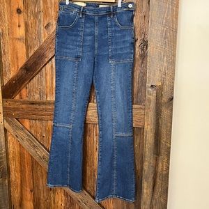 Pilcro and the Letterpress high rise bootcut Anthropologie jeans size 32